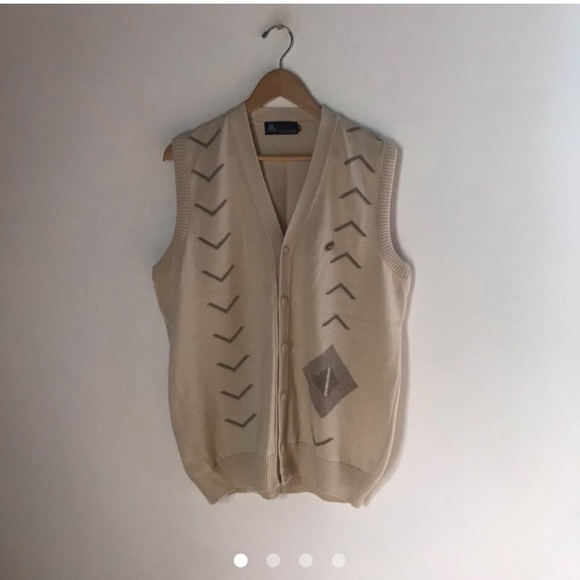 Jackets & Blazers - Vintage Wool Oversized Sweater Vest